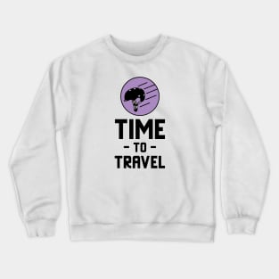 Time To Travel - Cycling Crewneck Sweatshirt